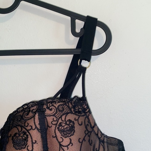 fox & ROYAL Black Lace And Nude Bra - Picture 3 of 6